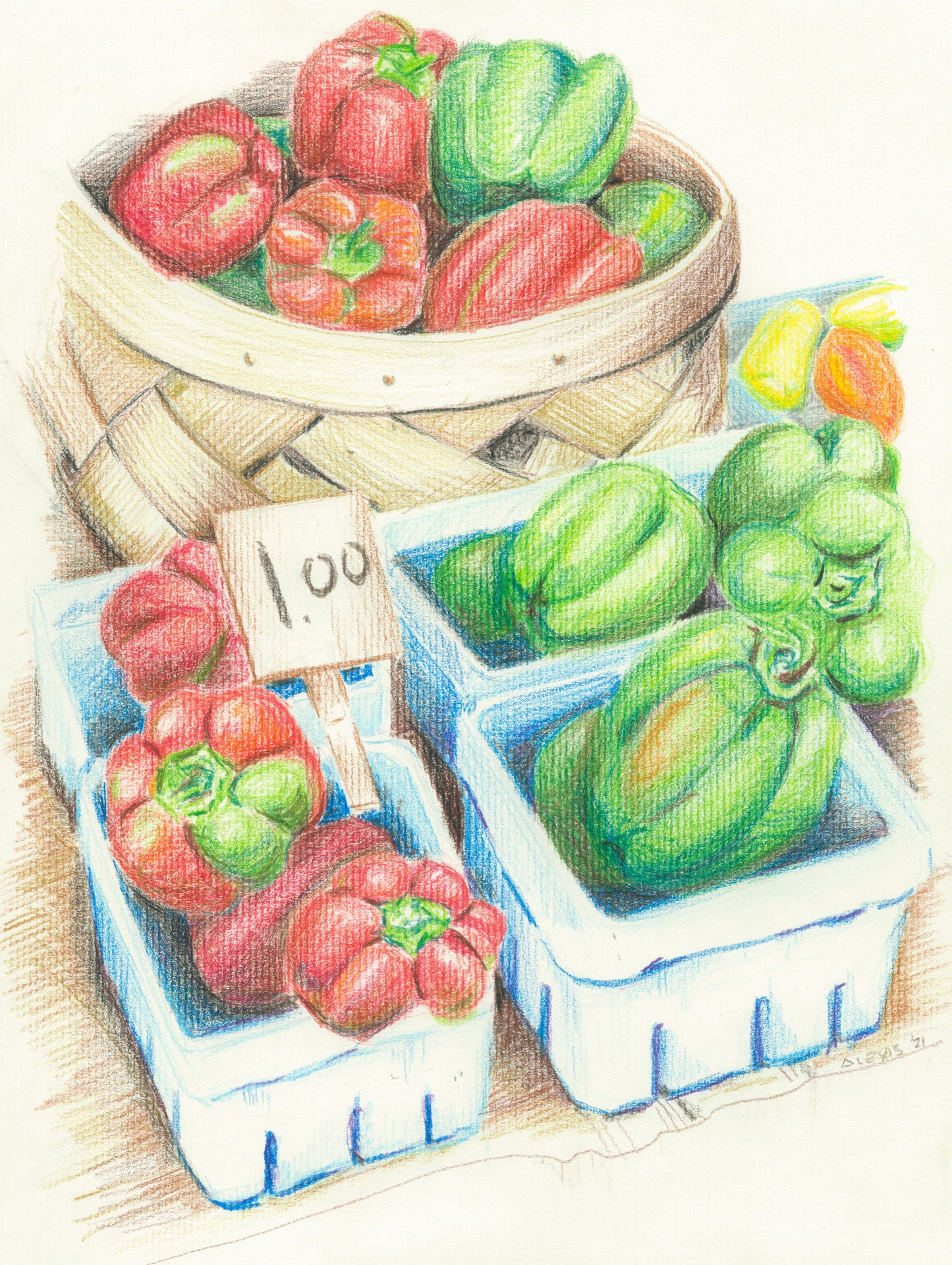 Farmers Market Illustration