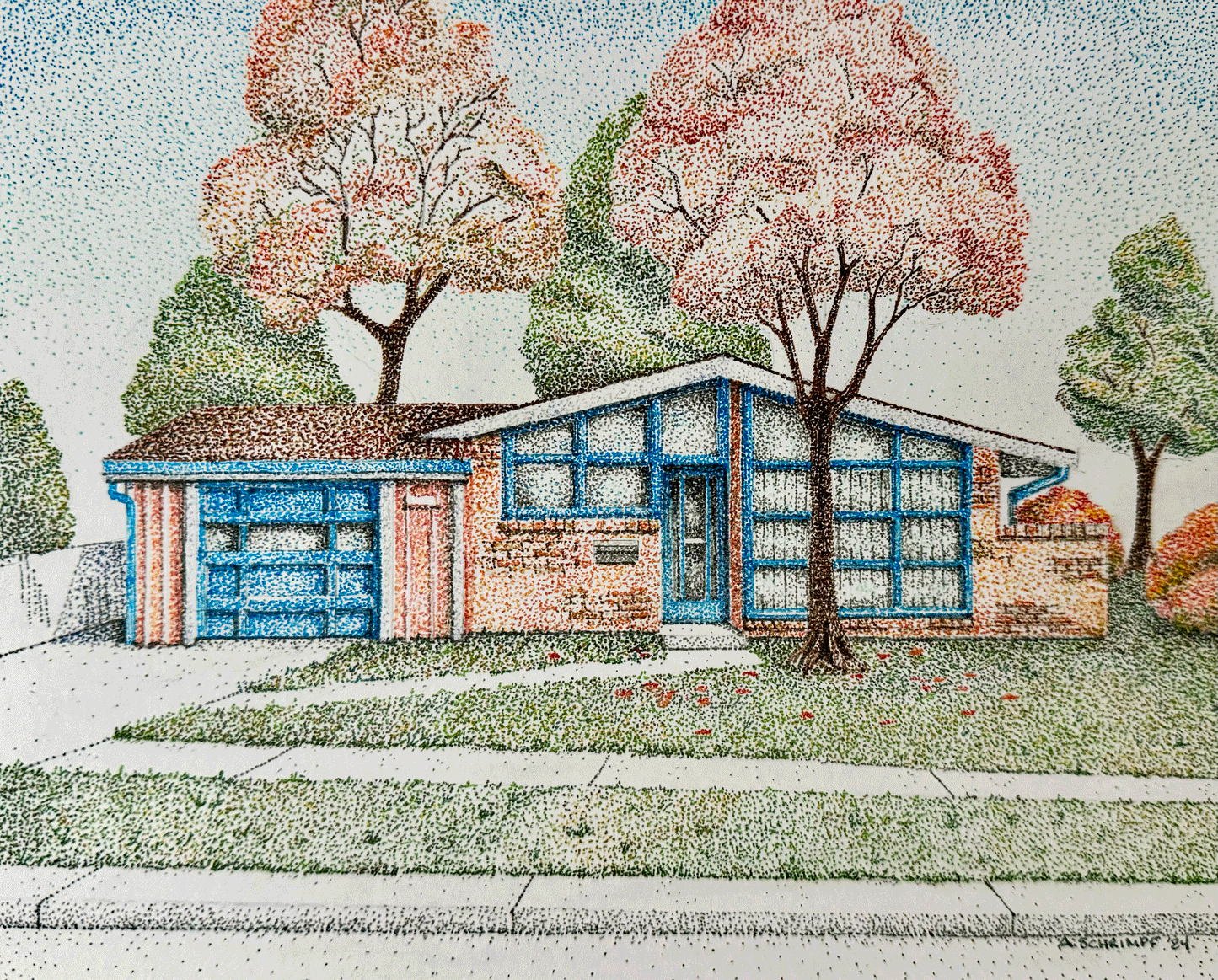 Custom Home Illustration