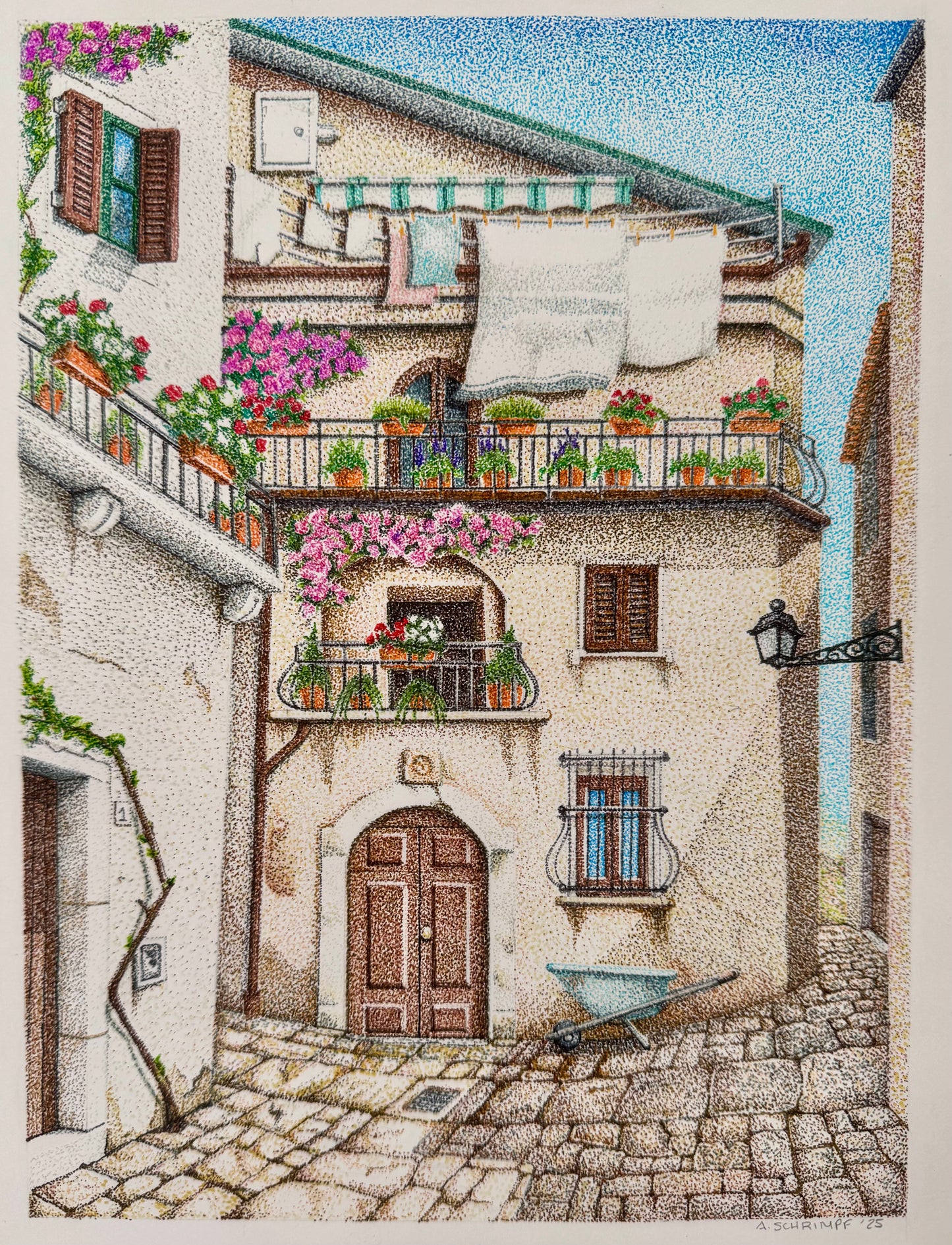 Wash Day in Italian Village