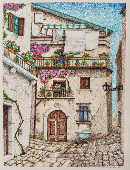 Wash Day in Italian Village