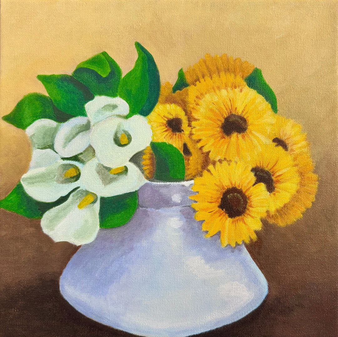 Lillies and Sunflowers
