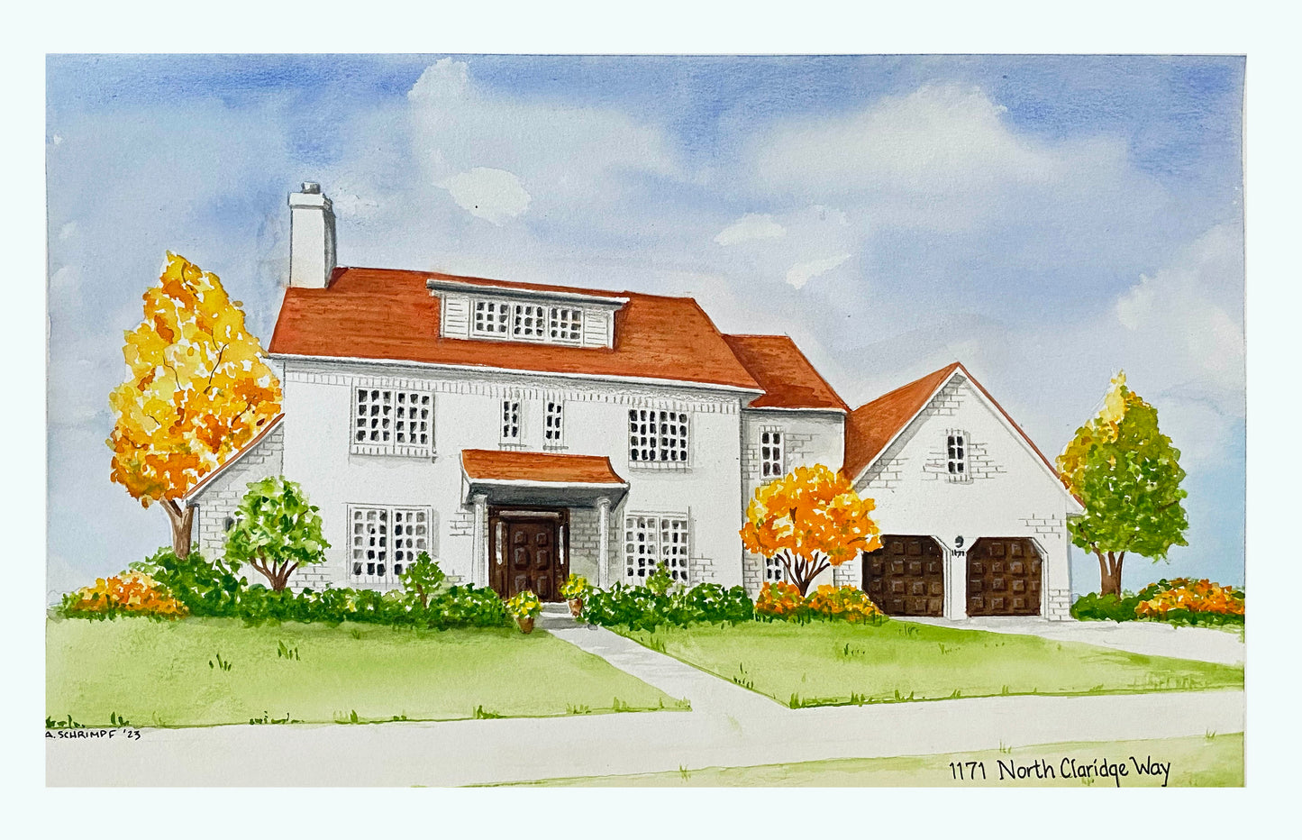 Custom Home Illustration